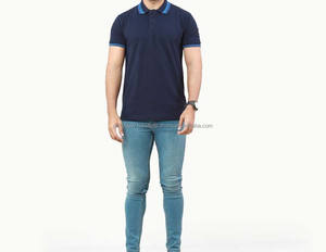 Nouveau design de mode polo blanc t-shirt polo à manches courtes polo de tennis de golf - Product Image 4