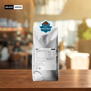 Café Milano, mélange signature n°3, grains de café Arabica et Robusta, 1 kg, torréfaction légère, sachet - Product Image 6