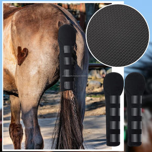 Protector de Cola de Caballo Ajustable Antideslizante con Cierres de Velcro, Vendaje Transpirable para Exhibiciones y Uso en Establos - Product Image 6