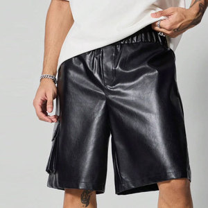 Nouveaux shorts décontractés pour hommes, design vintage personnalisé, 100% cuir, vêtements de sport pour hommes, shorts en cuir à vendre - Product Image 1