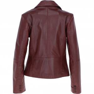 Chaquetas de Mujer Color Granate con Logotipo Personalizado, Alta Demanda, Estilo Vintage Clásico, Abrigos de Cuero para Invierno, Chaqueta Bomber Original, Ropa Urbana - Product Image 4