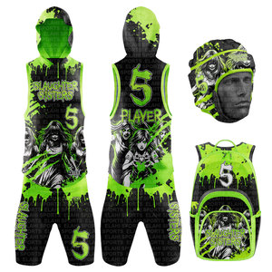 Kit d'uniforme de football américain personnalisé unisexe pour adultes avec maillot, sweat à capuche, short et sac à dos sublimés – Offre de gros 2026 - Product Image 1