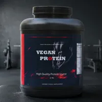 Poudre de protéines végétalienne compatible avec le régime cétogène pour la croissance musculaire, la gestion de l'énergie, usage adulte, certifiée ISO, digestion et absorption faciles