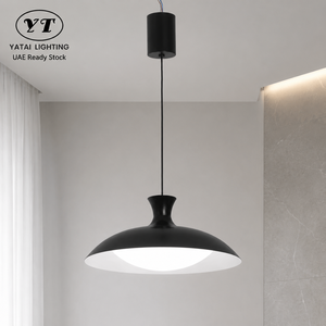 Modern Pendant <b>Light</b> Iron Acrylic 12W Tricolor Dimmable Remote Control Adjustable Height For <b>Dining</b> Room Kitchen Island - Product Image 1