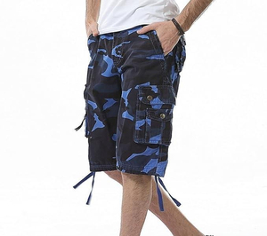 Short cargo tactique respirant pour homme, nouvelle collection 2026, multi-poches, kaki, coupe slim, séchage rapide - Product Image 2