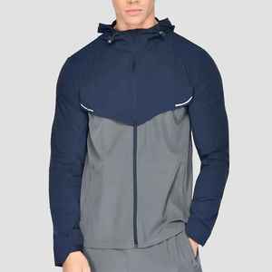Reflective Logo Zip-Up <b>Jacket</b> Jogger Set Color Block Polyester/Cotton Sweat Pant Windbreaker Streetwear <b>Winter</b> Tracksuits for - Product Image 2