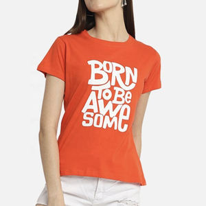 Camiseta de Algodón Oversize de Alta Calidad para Mujer, Hombros Caídos, Corte Holgado, Estilo Urbano para Verano, Cuello Redondo, Manga Corta, Tejido Jersey - Product Image 2