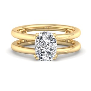 Double Band Oval <b>Cushion</b> Moissanite Diamond Hidden Halo Romantic Propose Gift 925 Sterling Silver <b>Ring</b> - Product Image 5