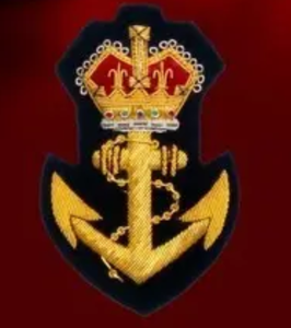 Insignia para sombrero OEM personalizada de lujo, bordada a mano en 3D con hilo de lingotes de oro y cuerda de ancla, cosida, ecológica y resistente al agua - Product Image 2