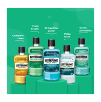Высококачественный ополаскиватель для рта Listerine Cool Mint для ухода за деснами и свежести дыхания, 500 мл