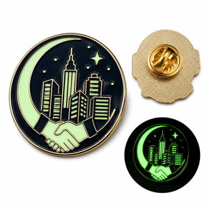 Proveedor Directo de Pins Luminosos de Fábrica, Forma Personalizada, Aleación de Zinc, Servicio OEM para Regalos Corporativos y Souvenirs - Product Image 1