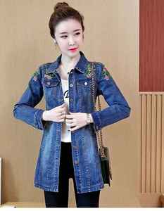 Top Corto de Mezclilla para Mujer, Estilo Vintage, con Bolsillos Clásicos Invertidos, Informal, Venta al Por Mayor Personalizada - Product Image 2