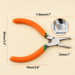 Pince coupante de précision pour fil, outil de bijouterie ZetomedPro - Product Image 3