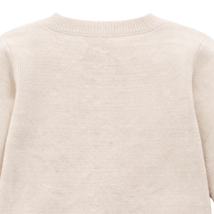 Cárdigan de punto neutro para bebé, suéter de algodón suave de manga larga con botones en la parte delantera para recién nacidos, bebés y niños pequeños, para uso diario. - Product Image 5