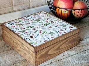 Caja de Madera con Estampado Festivo para Joyería, Caja de Almacenamiento de Madera con Estampado para Regalos de Navidad, Suministro al por Mayor - Product Image 4