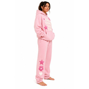 Wholesale Women's Hoodie Sweatsuit Custom Embroidery Print Hooded Sweatshirt Jogger <b>Pants</b> Set Winter Casual Sportswear 100% - Product Image 5