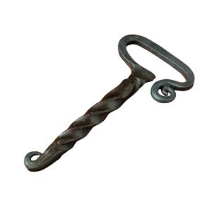 Ouvre-bouteille en fer noir mat avec revêtement en poudre, design en forme de S, pour ouvrir les bouteilles, porte-clés, tire-bouchon pour vin - Product Image 4