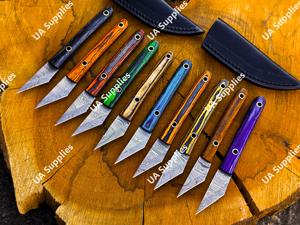 มีดคัตเตอร์อเนกประสงค์ คุณภาพพรีเมียม ใบมีดขนาดเล็ก 2 นิ้ว เหล็กดามัสกัส คุณภาพสูง คมกริบ UA - Product Image 3