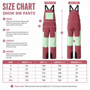<b>Waterproof</b> Insulated Ski Bib Pants Winter Breathable Snowboard <b>Overalls</b> Windproof Outdoor Sportswear for Men Women Salopettes - Product Image 6