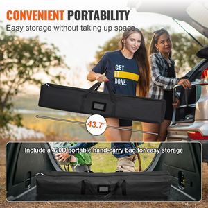 Schermo per Proiettore Portatile da 150 Pollici con Supporto, 16:9 4K HD, Ampio Angolo, Facile Montaggio, Schermo per Cinema all'Aperto con Modello CSP - Product Image 5