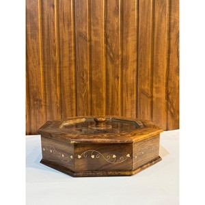 Sheesham Wood Rectangular Mirror <b>Frame</b> with Brass Inlays | Handcrafted <b>Wall</b> Mount Photo <b>Frame</b> Wholesale - Product Image 3