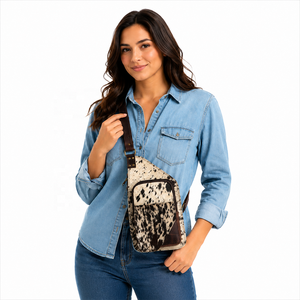 Nouveau Sac à Bandoulière en Cuir de Vachette 2026 – Sac de Voyage Tendance et Élégant, Facile à Transporter, Ceinture Porte-Monnaie, Sacs Multi-usages Unisexe - Product Image 3