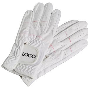 Precio de fábrica Logotipo personalizado Guantes de golf de cuero Cabretta Guante de calidad superior Golf Cabretta Guantes de golf de cuero Adecuado - Product Image 5