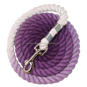 Cuerda de plomo de algodón colorida personalizada para caballos con gancho de seguridad cuerda de plomo de caballo de nailon PP resistente sólido - Product Image 5