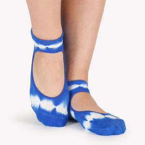 Calcetines de yoga y pilates para mujer ODM Vietnam, con agarre, teñidos, para barre, antideslizantes, con logo personalizado, venta al por mayor de fábrica. - Product Image 2
