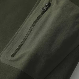 เสื้อยืดซิป 3/4 แขนยาวผู้ชาย แห้งเร็ว เป็นมิตรกับสิ่งแวดล้อม คอตั้ง สำหรับกิจกรรมกลางแจ้ง กีฬาฤดูร้อน ฟิตเนส ออกกำลังกาย พร้อมออกแบบลายตามสั่ง หลายขนาด - Product Image 5