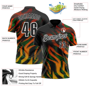 Sublimation Print Polo Team Jersey 100 Percent Polyester Fabric Fade Resistant High Quality Finish Professional Polo Team Jersey - Product Image 3