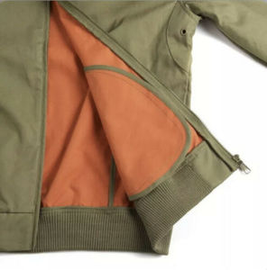 Veste bomber noire unie pour hommes, veste tendance à la mode, veste d'hiver pour hommes - Product Image 6