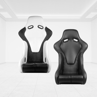 Chaise de jeu haut de gamme Apex en fibre de carbone et cuir PU, inclinable, avec repose-pieds et appui-tête pour joueur PC