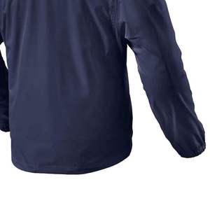 เสื้อแจ็คเก็ตมอเตอร์ไซค์แขนยาวสีน้ำเงินกรมท่าสำหรับผู้ชาย ป้องกันลม พิมพ์ลายสะท้อนแสงที่แขนซ้าย ใส่ได้ทุกฤดู เหมาะสำหรับการแข่งรถ - Product Image 3