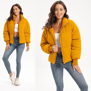 Chaqueta Acolchada Personalizada para Mujer, Servicio OEM, MOQ Bajo, Abrigo de Invierno Cálido, Diseño Transpirable y Resistente al Viento - Product Image 3