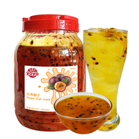 Sirup Teh Bubble Rasa Buah Markisa Sirup Buah Selai Dengan Biji untuk Minuman