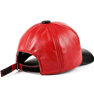 Outdoor Streetwear Leather <b>Hats</b> Fashion Use Adjustable Straps Lightweight Breathable Men Women Stylish Leather <b>Hats</b> - Product Image 4