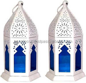 Hot Selling Luxury Metal <b>Lantern</b> <b>Candle</b> Holder for Home Use Decorative Table Decor Lighting Decor Black Morroco <b>Lantern</b> - Product Image 6