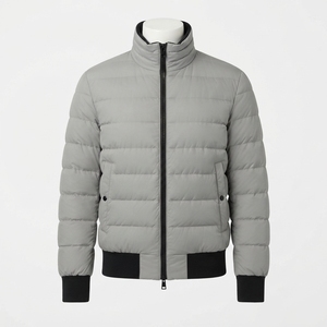 Blouson de moto réversible pour homme avec logo personnalisé, imperméable, coupe-vent, capuche amovible, décontracté, hiver, patchwork, vente en gros - Product Image 6