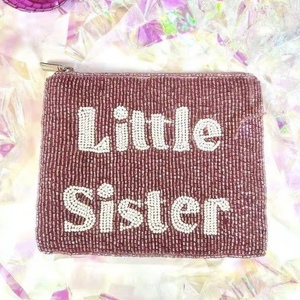 Latest Design Hand Pouch Beaded Embroidered Seed Bead Handmade Coin Purse Fashion Bag With Customized Color For Women - Product Image 2