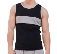 Camiseta sin mangas de algodón tejido para hombre, la más vendida, para gimnasio, entrenamiento, fitness, chaleco de compresión acanalado, logotipo personalizado, estilo deportivo hip hop - Product Image 5