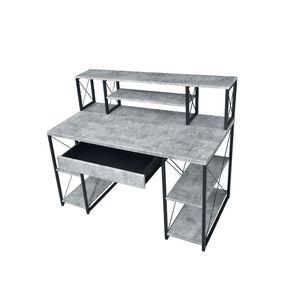 โต๊ะคอมพิวเตอร์อเนกประสงค์สีเทาสำหรับเขียนของอามีล - Product Image 3