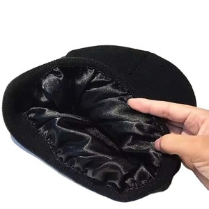 Gorros de Punto de Alta Calidad Fabricados en Fábrica al por Mayor, Logotipo Personalizado Según Demanda del Cliente, Diseño Personalizado, Forro Interior de Satén - Product Image 6