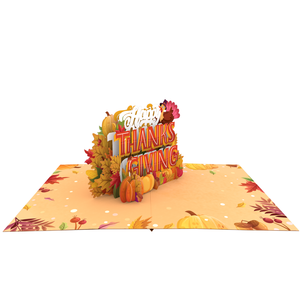 Wholesale OEM/ODM 3D Pop Up Card ThanksGiving Design Vietnam Manufacturer Handmade Greeting Card Foil Stamping Premium Card - Product Image 4
