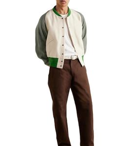 Nouvelle arrivée, veste varsity pour homme, sur mesure, 100% laine, hiver, avec col mandarin, veste varsity en laine de haute qualité - Product Image 3