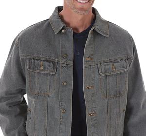 OEM Wholesale Blue Jeans Jacket Fashion Casual Streetwear High Quality Vintage Outerwear Custom Stylish Men Denim Jacket - Product Image 5