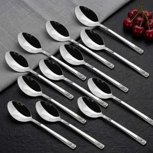 ชุดช้อนส้อมสแตนเลสน่ารักแบบพกพา ไม่มีกล่องสีชมพู สำหรับรับประทานอาหาร - Product Image 5