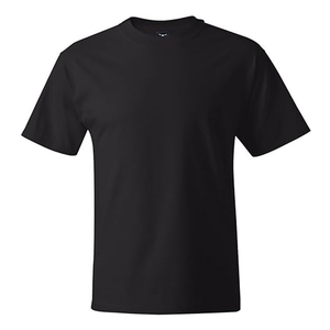 T-shirt en coton rouge pour homme, coupe classique, manches courtes, col rond, décontracté, basique, couleur unie, jersey tricoté, design uni - Product Image 3
