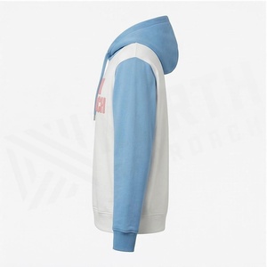 เสื้อฮู้ดดี้คอตตอนเฟรนช์เทอร์รี่ทรงโอเวอร์ไซส์ แขนเสื้อแบบแร็กแลน สีสันตัดกัน สไตล์ลำลอง สำหรับฤดูใบไม้ร่วง รุ่น North Approach  สำหรับทั้งชายและหญิง - Product Image 3