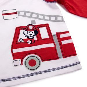 Custom Printed Baby <b>Boy</b> Jersey <b>Pajamas</b> Animal Design Soft Polyester Flame Resistant Sleepwear Infants <b>Toddlers</b> OEM Clothing - Product Image 4